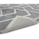 Zizi 120 X 96 inch Grey Indoor Hand-Tufted Rug, Hand-Tufted